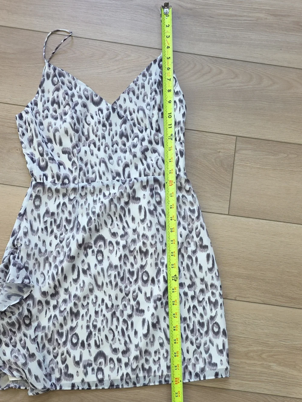 Revolve Superdown Spaghetti Strap Leopard Print Mini Dress